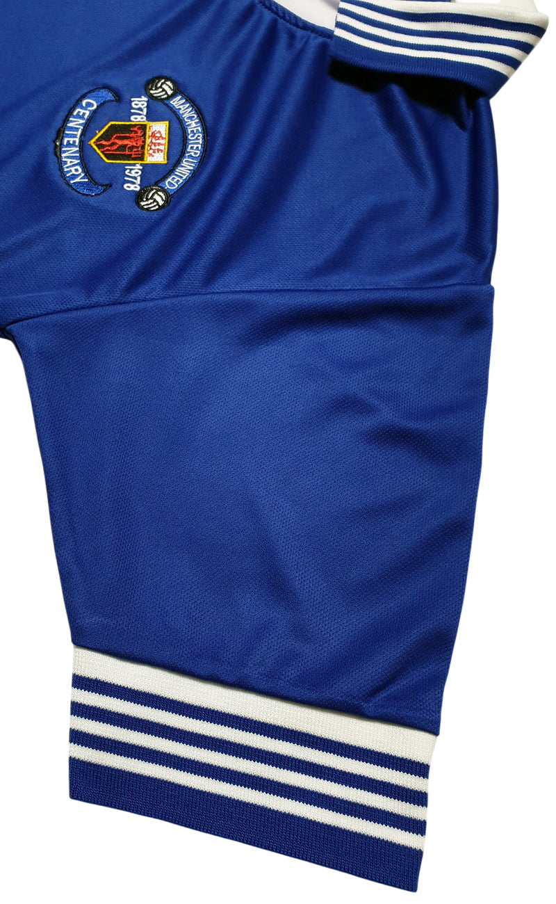 Manchester United 1978 Centenary Blue Away Shirt