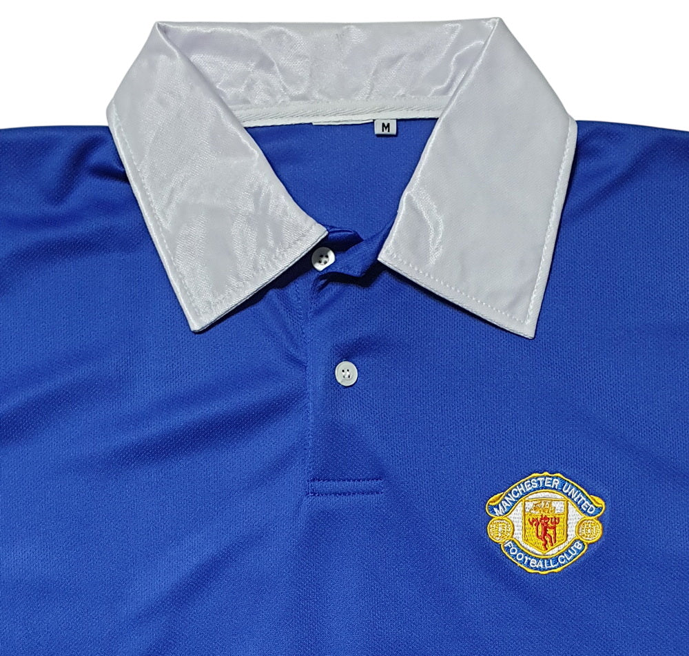 Manchester United 1974 Blue Away Shirt