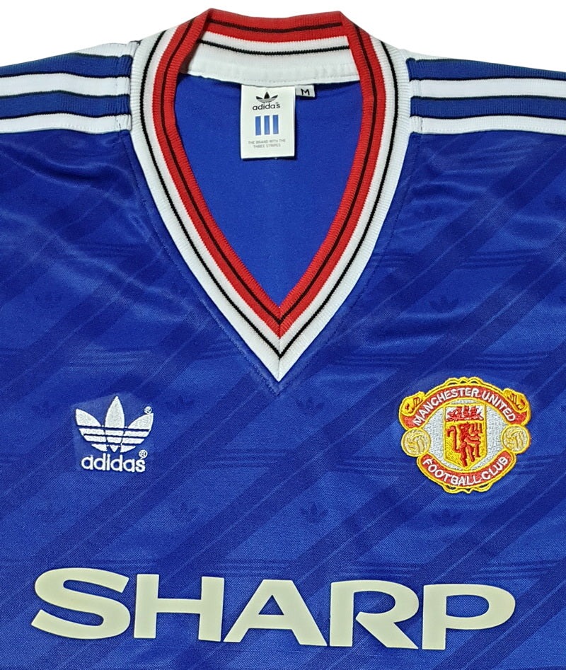 Manchester United 1986 Blue Away Shirt