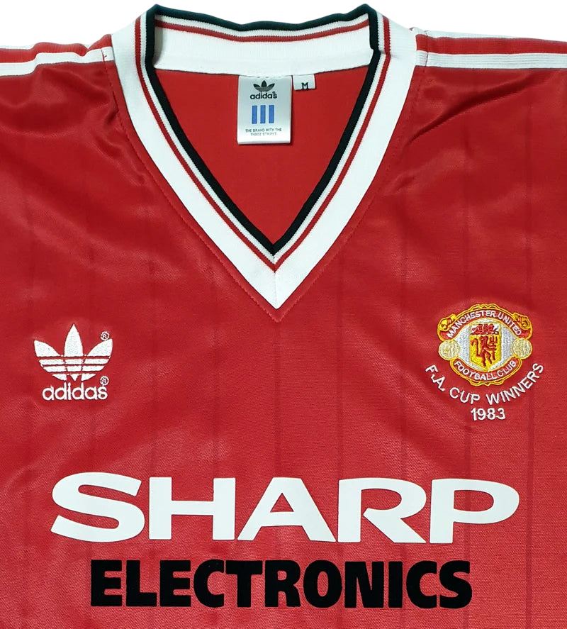 Manchester United 1983 FA Cup Winners Home Shirt