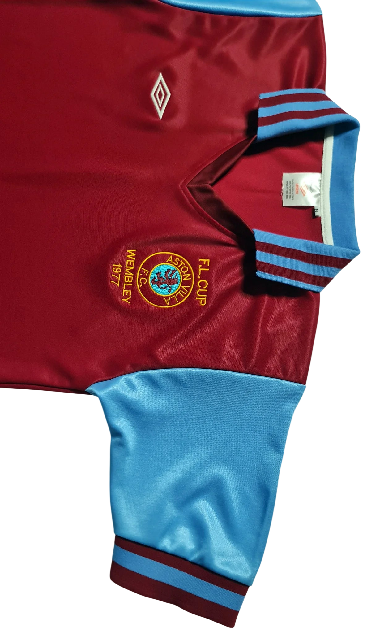 Aston Villa 1977 League Cup Final Shirt