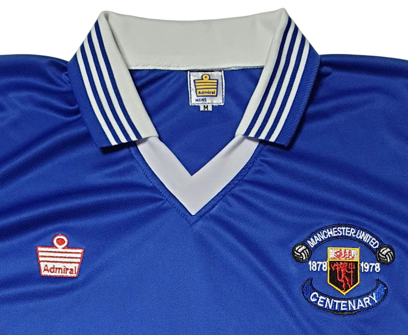 Manchester United 1978 Centenary Blue Away Shirt