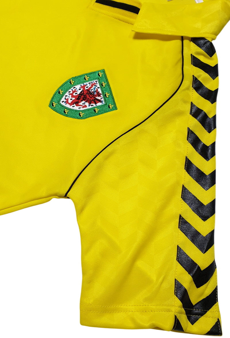 Wales 1987 Yellow Away Shirt