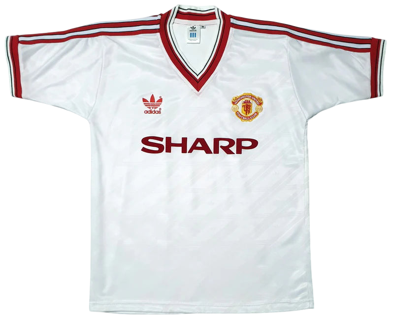 Manchester United 1986 White Away Shirt