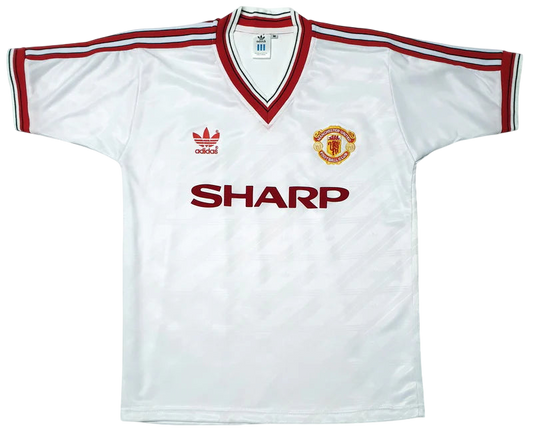 Manchester United 1986 White Away Shirt