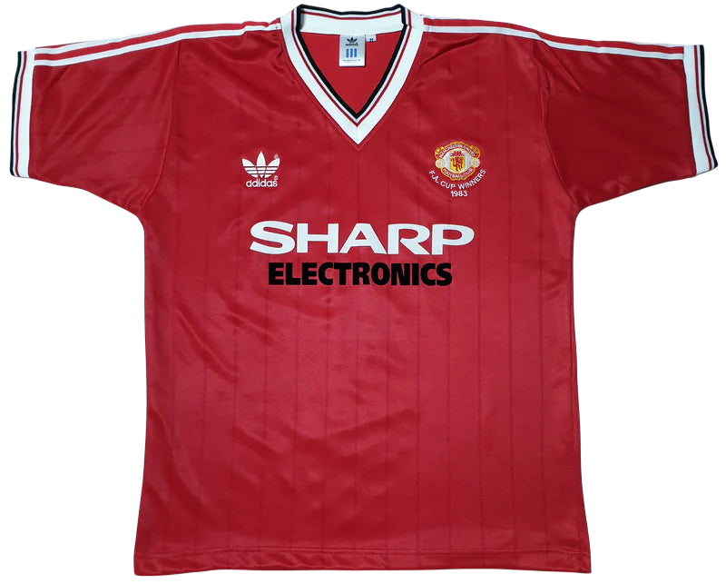 Manchester United 1983 FA Cup Winners Home Shirt