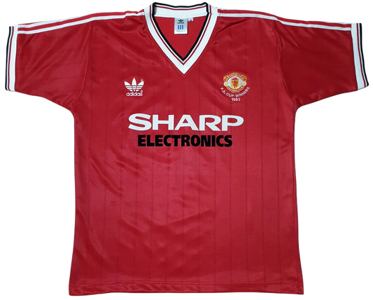 Manchester United 1983 FA Cup Winners Home Shirt