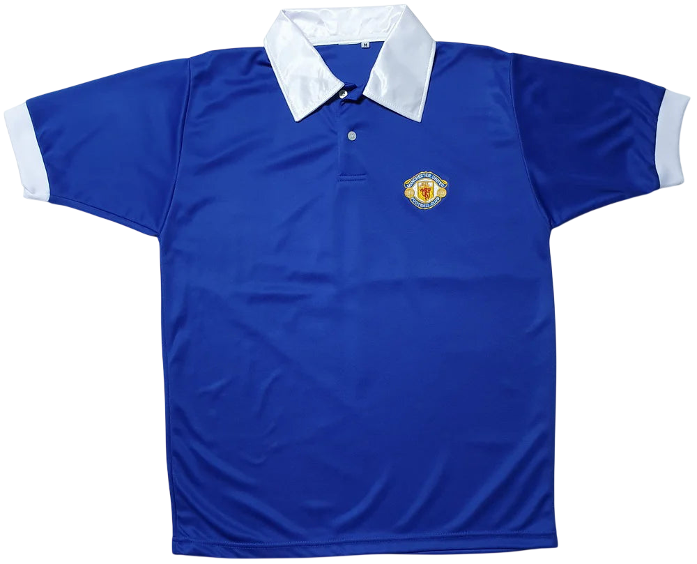 Manchester United 1974 Blue Away Shirt