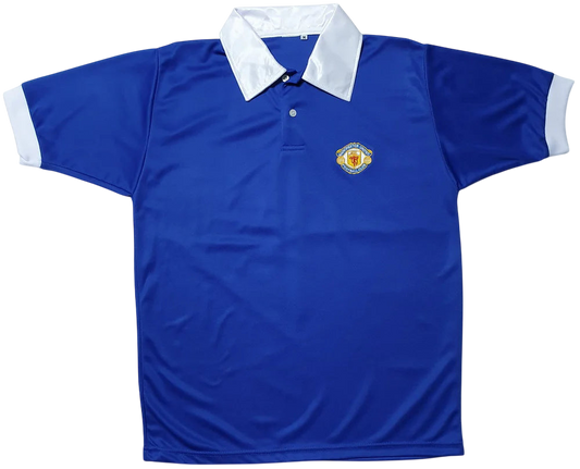 Manchester United 1974 Blue Away Shirt
