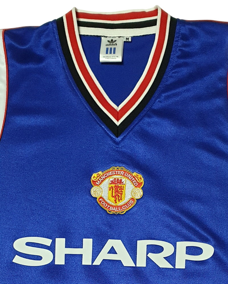 Manchester United 1984 Blue Away Shirt