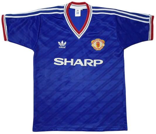 Manchester United 1986 Blue Away Shirt