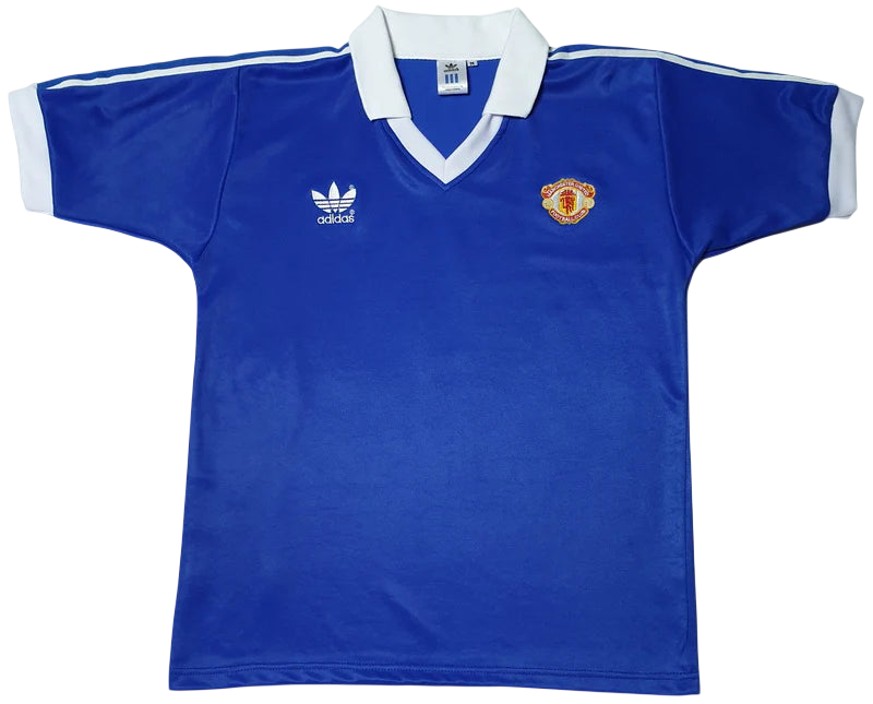 Manchester United 1980 Blue Away Shirt