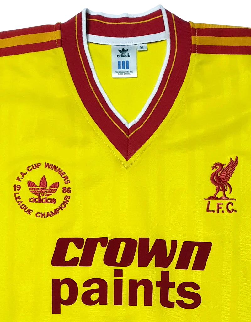 Liverpool 1986 Double Winning Away Shirt