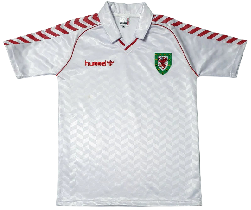 Wales 1987 White Away Shirt