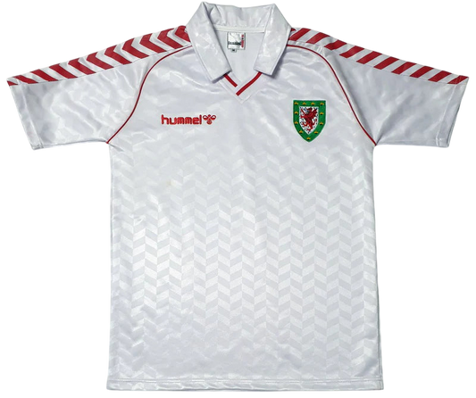 Wales 1987 White Away Shirt