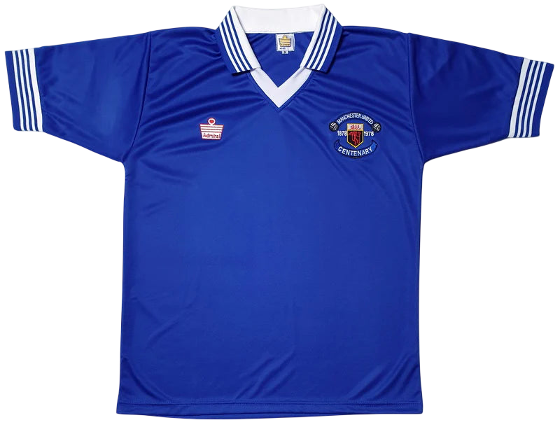 Manchester United 1978 Centenary Blue Away Shirt